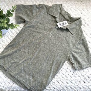 NWT Boys The Children's Place Polo (Green) S 6/7